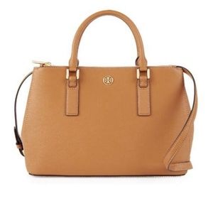 Tory Burch Robinson Medium Double Zipper Safiano